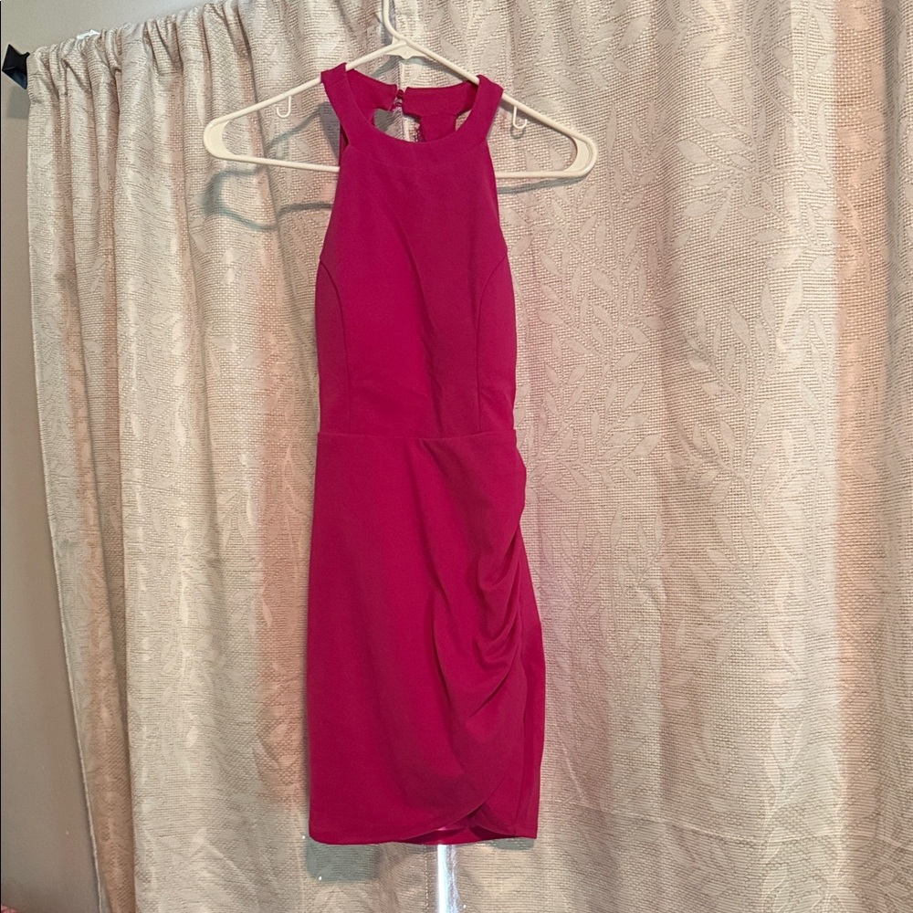Sincerely Jules Fuchsia Mini Dress